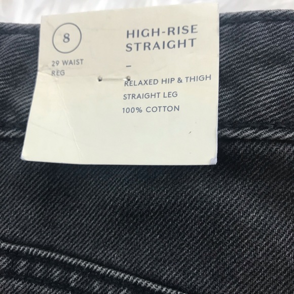 Universal Thread high rise straight leg raw hem - Picture 7 of 7
